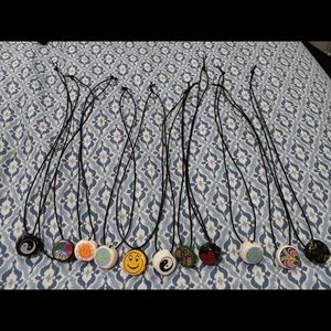 Elastic and ceramic bead chokers 14”-17”